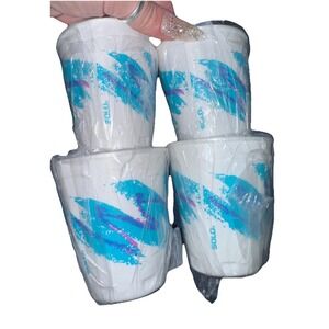 1990s Sealed Solo Jazz Cups‎ Vintage Pop Culture Party Prop Trending (Qty 4) New